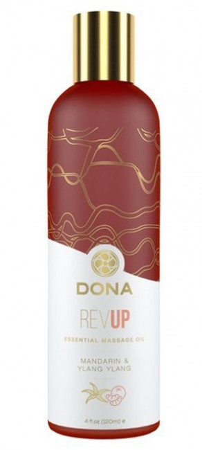 Массажное масло Essential Massage Oil с ароматом мандарина и иланг-иланга - 120 мл., System JO