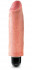 Телесный вибратор-реалистик 6" Vibrating Stiffy - 17,8 см., Pipedream