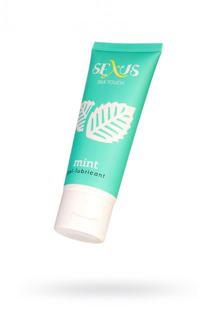 Увлажняющая гель-смазка с ароматом мяты Silk Touch Mint - 50 мл., Sexus