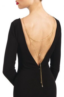 Золотистое украшение на спину LISE OR, Bijoux Pour Toi