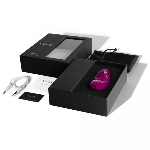 Лиловый клиторальный вибромассажёр Nea 2 Deep Rose , Lelo