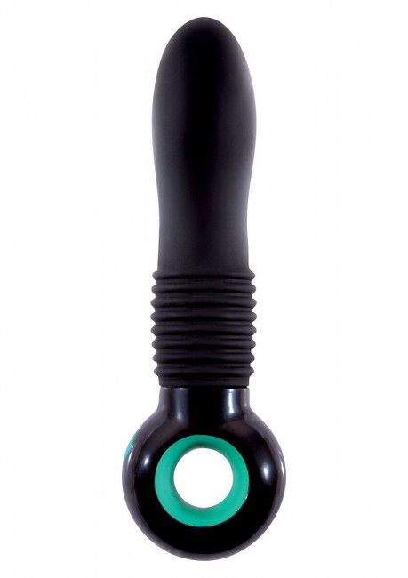 Чёрный вибратор с подсветкой Envie Smooth - 18 см., NS Novelties Чёрный вибратор с подсветкой Envie Smooth - 18 см., NS Novelties