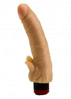 Гелевый вибратор с клиторальными лепестками - 18,5 см., LOVETOY (А-Полимер)