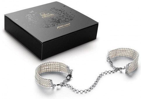 Дизайнерские наручники Plaisir Nacre Bijoux, Bijoux Indiscrets