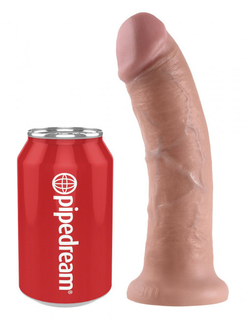 Реалистичный фаллоимитатор 8" Cock на присоске - 20,3 см., Pipedream
