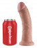 Реалистичный фаллоимитатор 8" Cock на присоске - 20,3 см., Pipedream