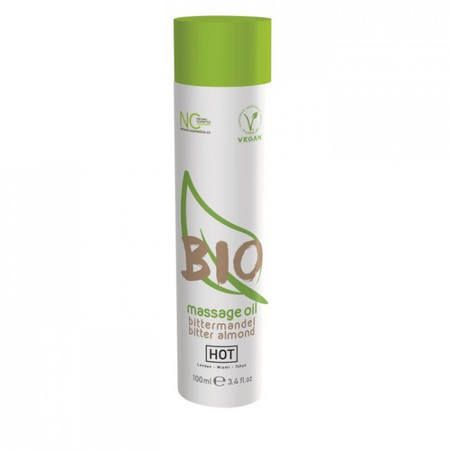 Массажное масло BIO Massage oil bitter almond с ароматом миндаля - 100 мл., HOT Массажное масло BIO Massage oil bitter almond с ароматом миндаля - 100 мл., HOT
