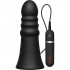 Анальная вибропробка Kink Vibrating Silicone Butt Plug Ridged 8" - 20,32 см., Doc Johnson