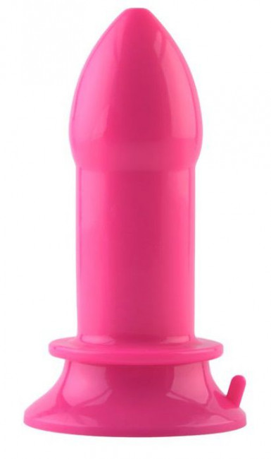 Розовая анальная втулка большого размера POPO Pleasure - 14,0 см., POPO Pleasure