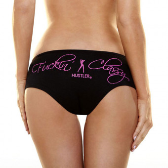 Женские трусики с надписью Fuckin’ Classy от Hustler, Hustler Lingerie