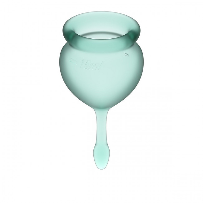 Набор темно-зеленых менструальных чаш Feel good Menstrual Cup Набор темно-зеленых менструальных чаш Feel good Menstrual Cup