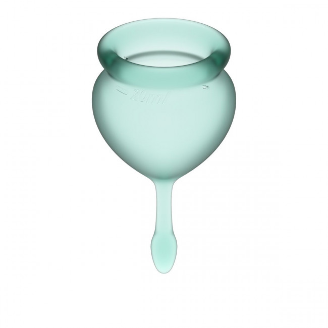 Набор темно-зеленых менструальных чаш Feel good Menstrual Cup Набор темно-зеленых менструальных чаш Feel good Menstrual Cup