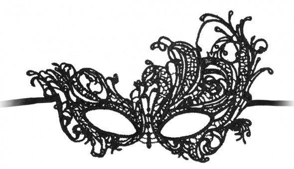 Черная кружевная маска ручной работы Royal Black Lace Mask Черная кружевная маска ручной работы Royal Black Lace Mask