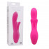 Розовый вибратор INDULGENCE Frolic Bunny - 18,5 см.