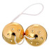 Золотистые вагинальные шарики GOLD, Seven Creations