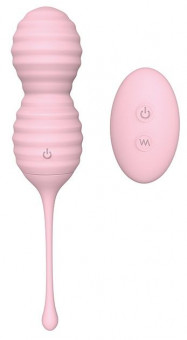 Розовые вагинальные виброшарики BEEHIVE, Dream Toys