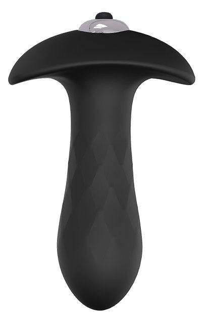 Черная анальная вибровтулка SINGLE SPEED DIAMOND PLUG - 9 см. Черная анальная вибровтулка SINGLE SPEED DIAMOND PLUG - 9 см.