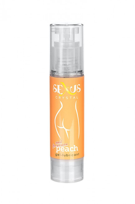 Анальная гель-смазка для женщин с ароматом персика Crystal Peach Anal - 60 мл., Sexus Анальная гель-смазка для женщин с ароматом персика Crystal Peach Anal - 60 мл., Sexus