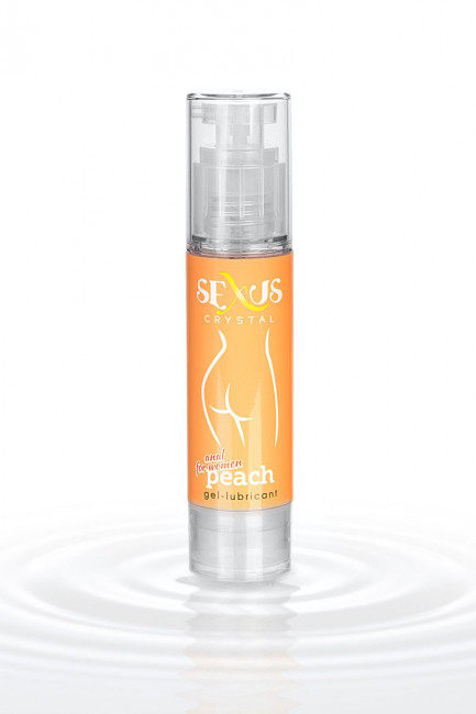 Анальная гель-смазка для женщин с ароматом персика Crystal Peach Anal - 60 мл., Sexus Анальная гель-смазка для женщин с ароматом персика Crystal Peach Anal - 60 мл., Sexus