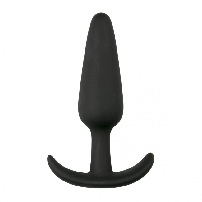 Черная анальная втулка Anchor Plug - 8 см. Черная анальная втулка Anchor Plug - 8 см.