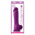 Фиолетовый фаллоимитатор на присоске ColourSoft  8" Soft Dildo - 23,5 см., NS Novelties