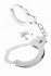 Металлические серебристые наручники Designer Metal Handcuffs, Pipedream