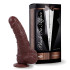 Коричневый фаллоимитатор Skinsation Black Tie Affaire Antonio - 18 см., Topco Sales