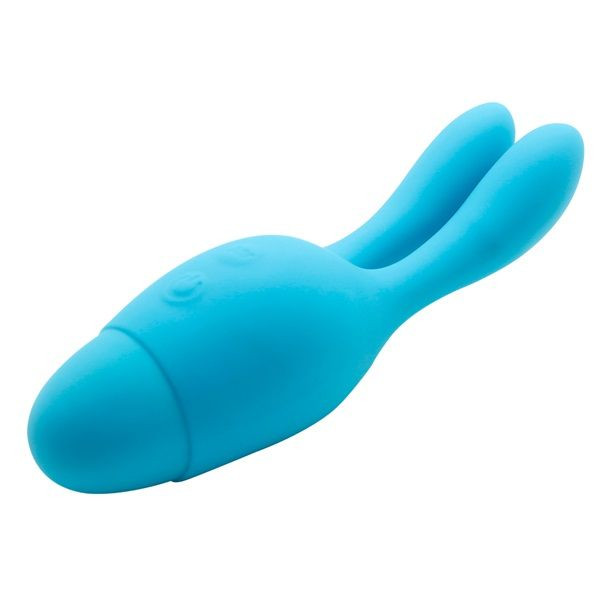 Голубой вибратор INDULGENCE Dream Bunny - 15 см. Голубой вибратор INDULGENCE Dream Bunny - 15 см.
