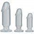 Набор прозрачных анальных фаллоимитаторов Crystal Jellies Anal Starter Kit, Doc Johnson