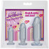 Набор прозрачных анальных фаллоимитаторов Crystal Jellies Anal Starter Kit, Doc Johnson