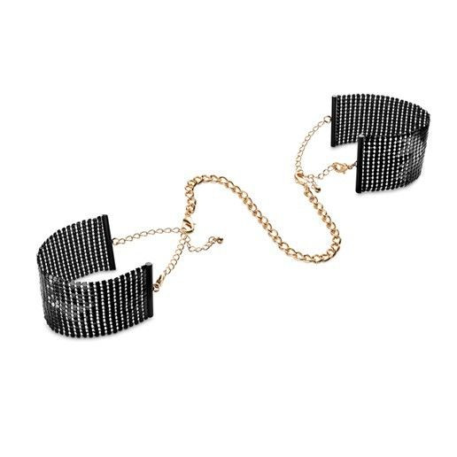 Чёрные дизайнерские наручники Desir Metallique Handcuffs Bijoux, Bijoux Indiscrets Чёрные дизайнерские наручники Desir Metallique Handcuffs Bijoux, Bijoux Indiscrets