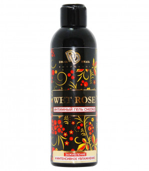 Интимный гель-смазка WET ROSE - 200 мл., БиоМед