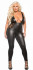 Облегающий комбинезон Lace & Wet Look Catsuit, Allure Lingerie