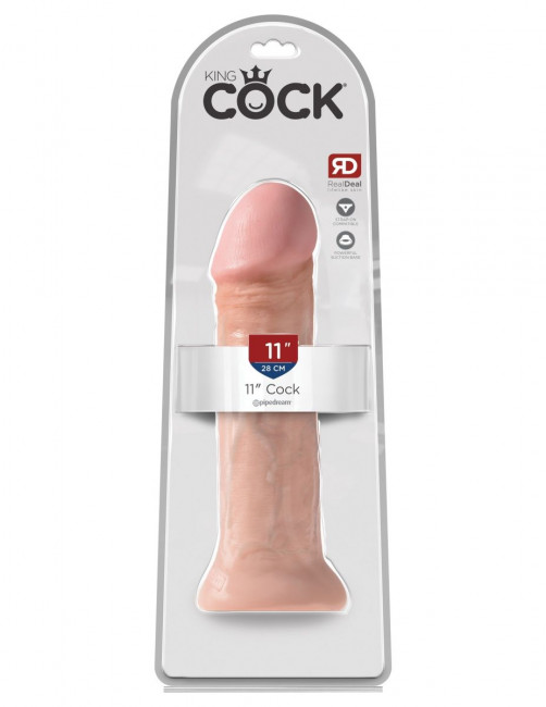 Фаллоимитатор-гигант телесного цвета на присоске 11" Cock - 28 см. , Pipedream Фаллоимитатор-гигант телесного цвета на присоске 11" Cock - 28 см. , Pipedream