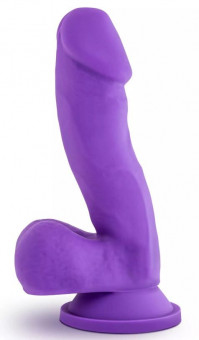 Фиолетовый фаллоимитатор Juicy - 17,8 см., Blush Novelties