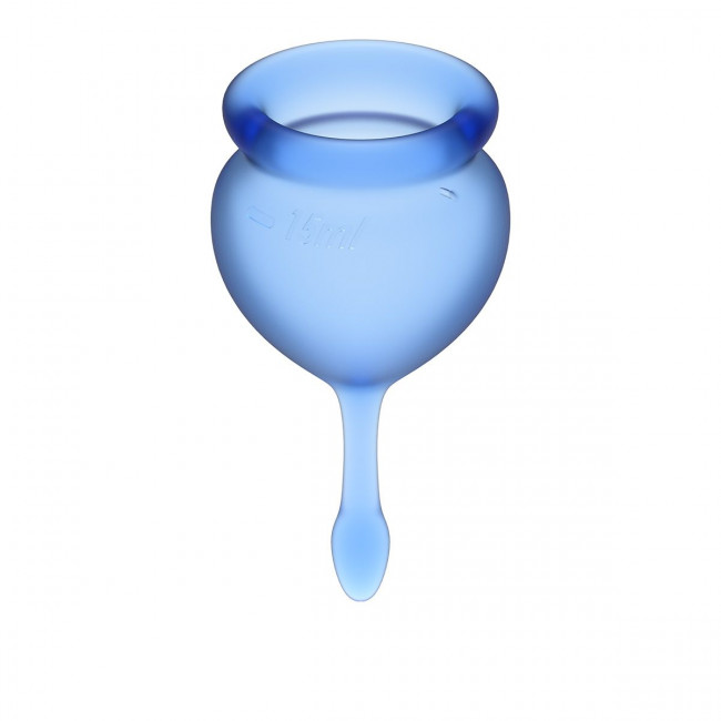 Набор синих менструальных чаш Feel good Menstrual Cup