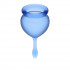 Набор синих менструальных чаш Feel good Menstrual Cup