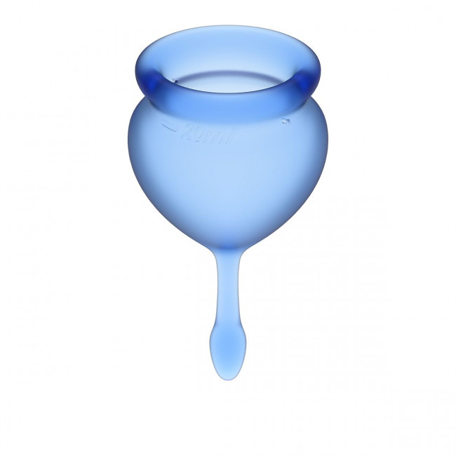 Набор синих менструальных чаш Feel good Menstrual Cup