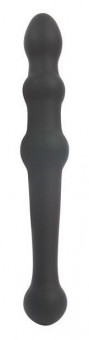 Черный анальный стимулятор - 19 см., Bior toys
