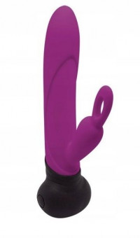 Фиолетовый вибростимулятор Mini Bonnie - 19,7 см. Фиолетовый вибростимулятор Mini Bonnie - 19,7 см.