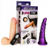 Вибрострапон с двумя насадками UniStrap - 18 и 18 см., LOVETOY (А-Полимер)