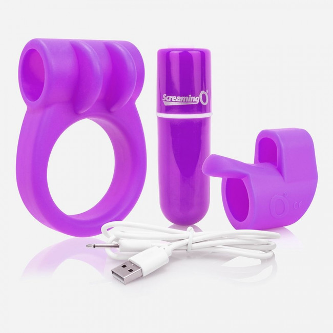 Фиолетовый набор CHARGED COMBO KIT #1, Screaming O Фиолетовый набор CHARGED COMBO KIT #1, Screaming O