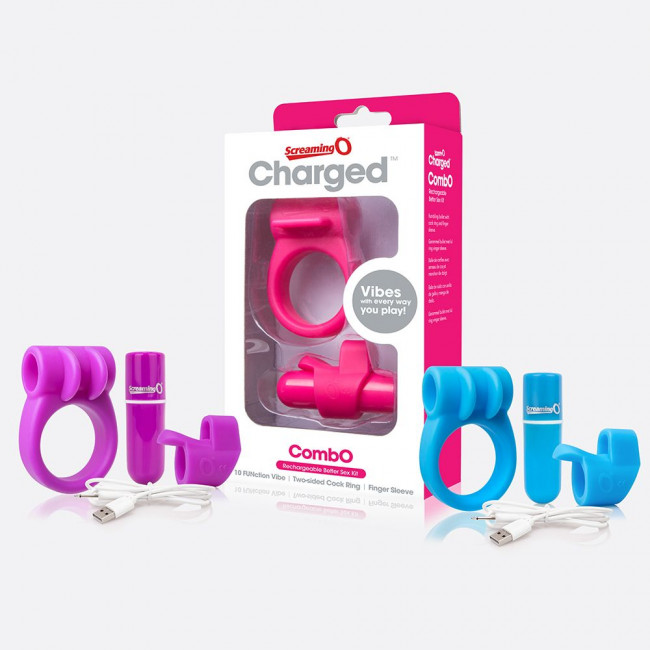 Фиолетовый набор CHARGED COMBO KIT #1, Screaming O Фиолетовый набор CHARGED COMBO KIT #1, Screaming O