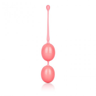Розовые вагинальные шарики Weighted Kegel Balls, California Exotic Novelties