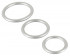 Набор из 3 эрекционных колец под металл Metallic Silicone Cock Ring Set Набор из 3 эрекционных колец под металл Metallic Silicone Cock Ring Set