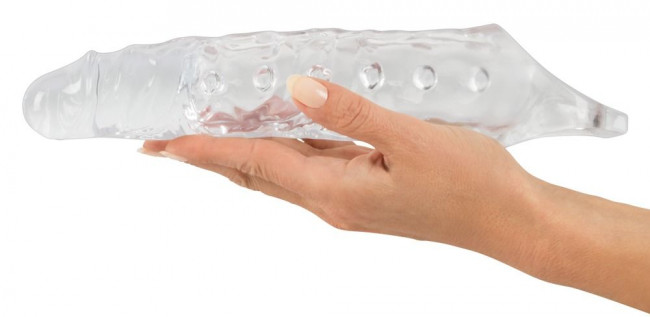 Прозрачная закрытая насадка Crystal Skin Penis Sleeve - 27,8 см., Orion Прозрачная закрытая насадка Crystal Skin Penis Sleeve - 27,8 см., Orion