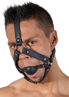 Кляп-намордник с фиксацией на голову Head Harness, Orion