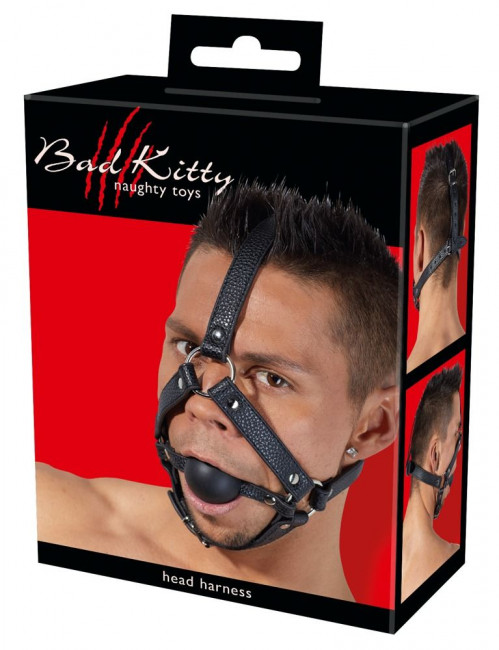 Кляп-намордник с фиксацией на голову Head Harness, Orion Кляп-намордник с фиксацией на голову Head Harness, Orion