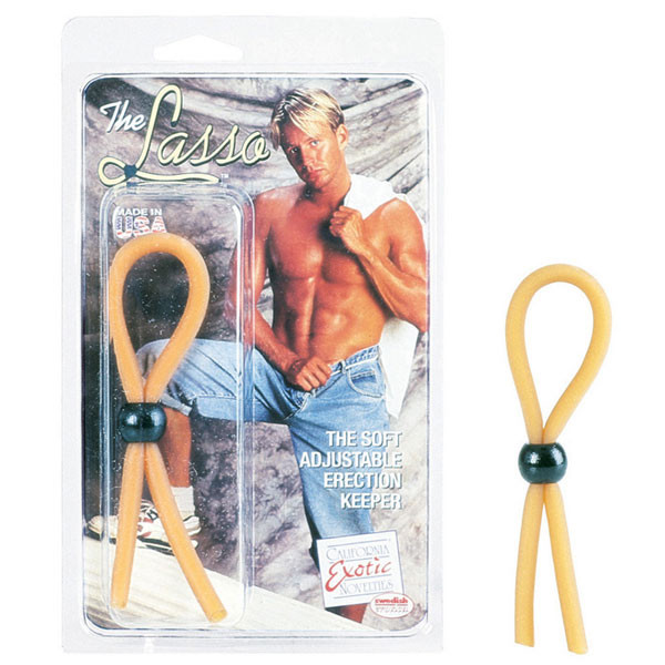 Лассо бежевое с утяжкой, California Exotic Novelties