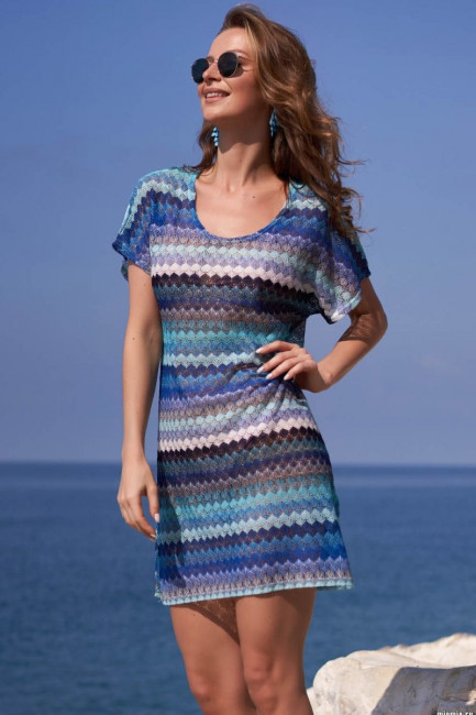 Пляжная туника Missoni с коротким рукавом Пляжная туника Missoni с коротким рукавом